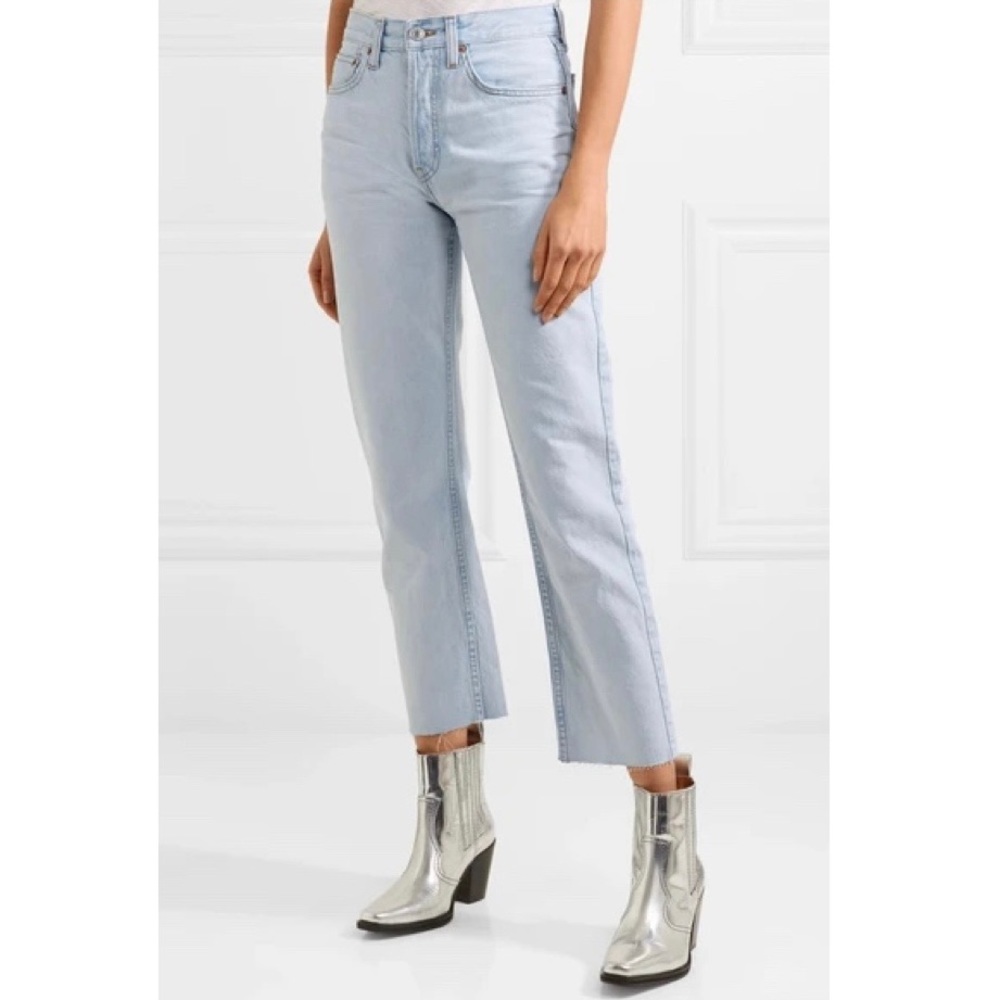RE/DONE Originals Stove Pipe Jeans Ice